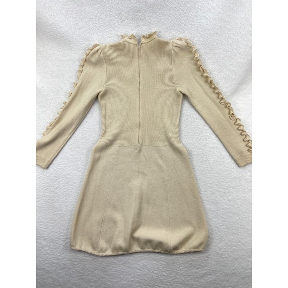 St John Cream Knit Dress - Picture 5 of 9